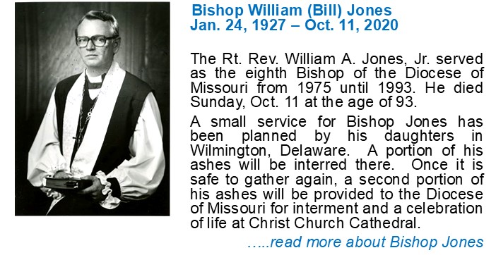 Funeral Announcement-Bishop William Jones