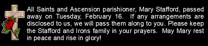 Funeral Announcement-Mary Stafford