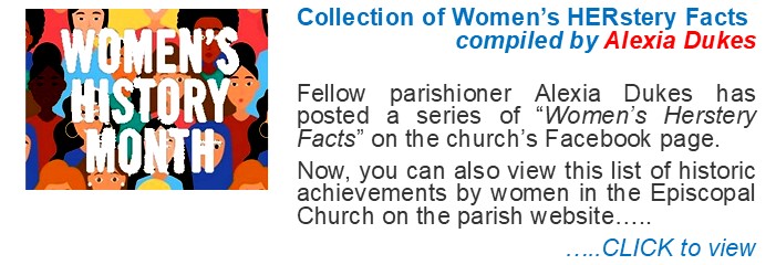 Womens History Month Announcement 2021